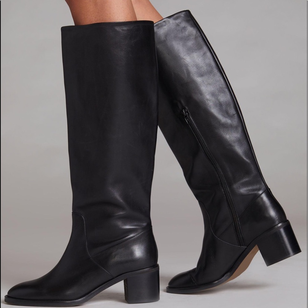 Anthropologie Leather Boots